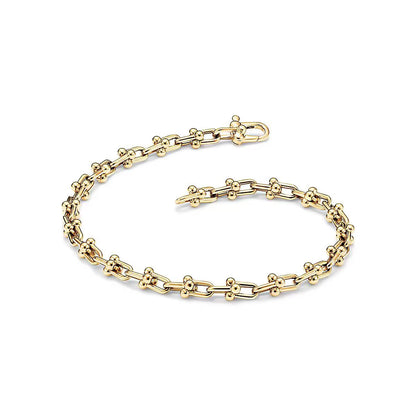 HARDWEAR U-SHAPED HORSESHOE BUCKLE NECKLACE MINI