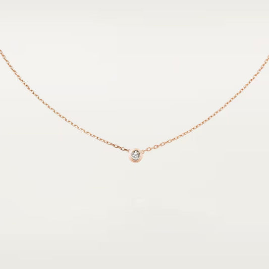 [AURORA]DAMOUR DIAMOND NECKLACE