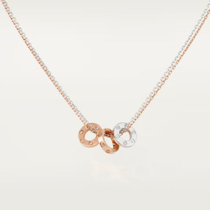 [AURORA]LOVE 6 DIAMOND PENDANT NECKLACE