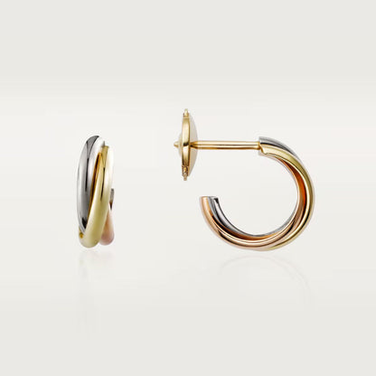 [AURORA]TRINITY ON DIAMOND MINI EARRINGS
