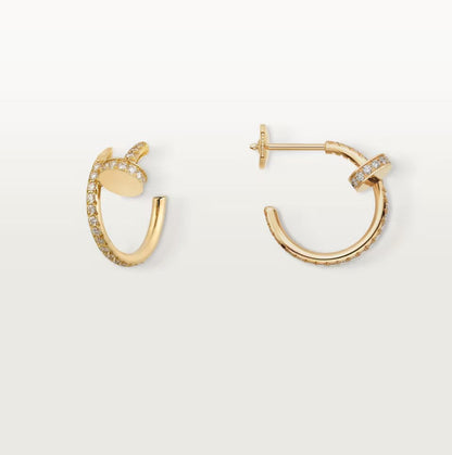 [AURORA]JUSTE FULL DIAMOND SMALL EARRINGS