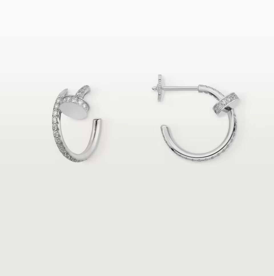 [AURORA]JUSTE FULL DIAMOND SMALL EARRINGS