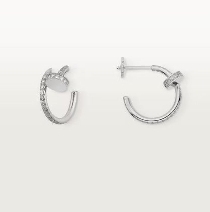 [AURORA]JUSTE FULL DIAMOND SMALL EARRINGS