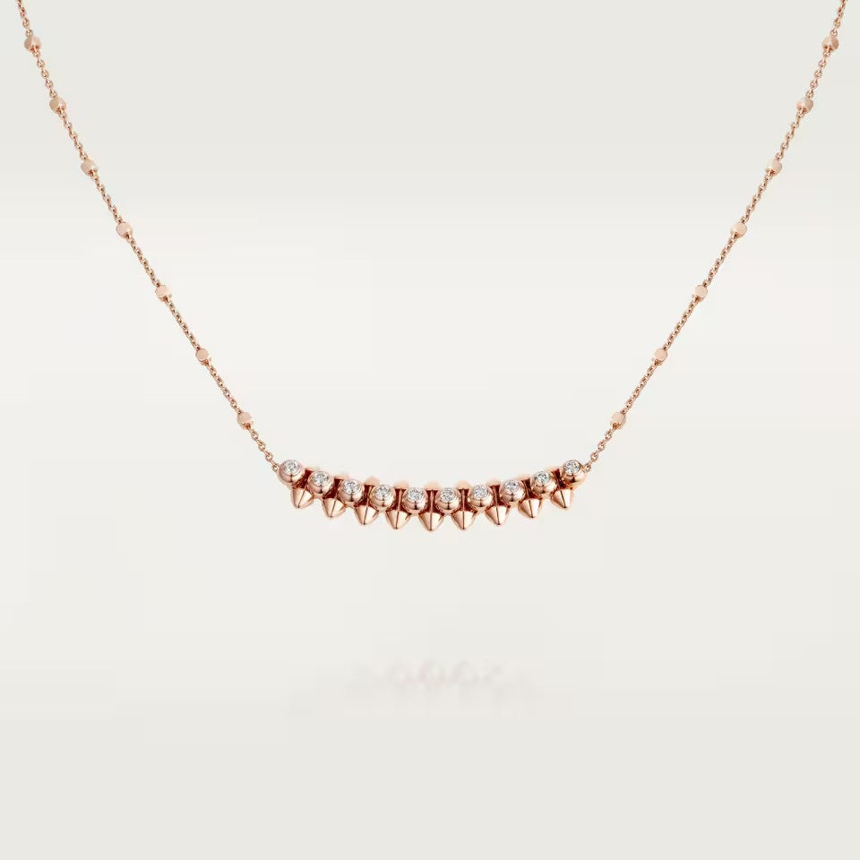 [AURORA]CLASH  MEDIUM DIAMOND NECKLACE