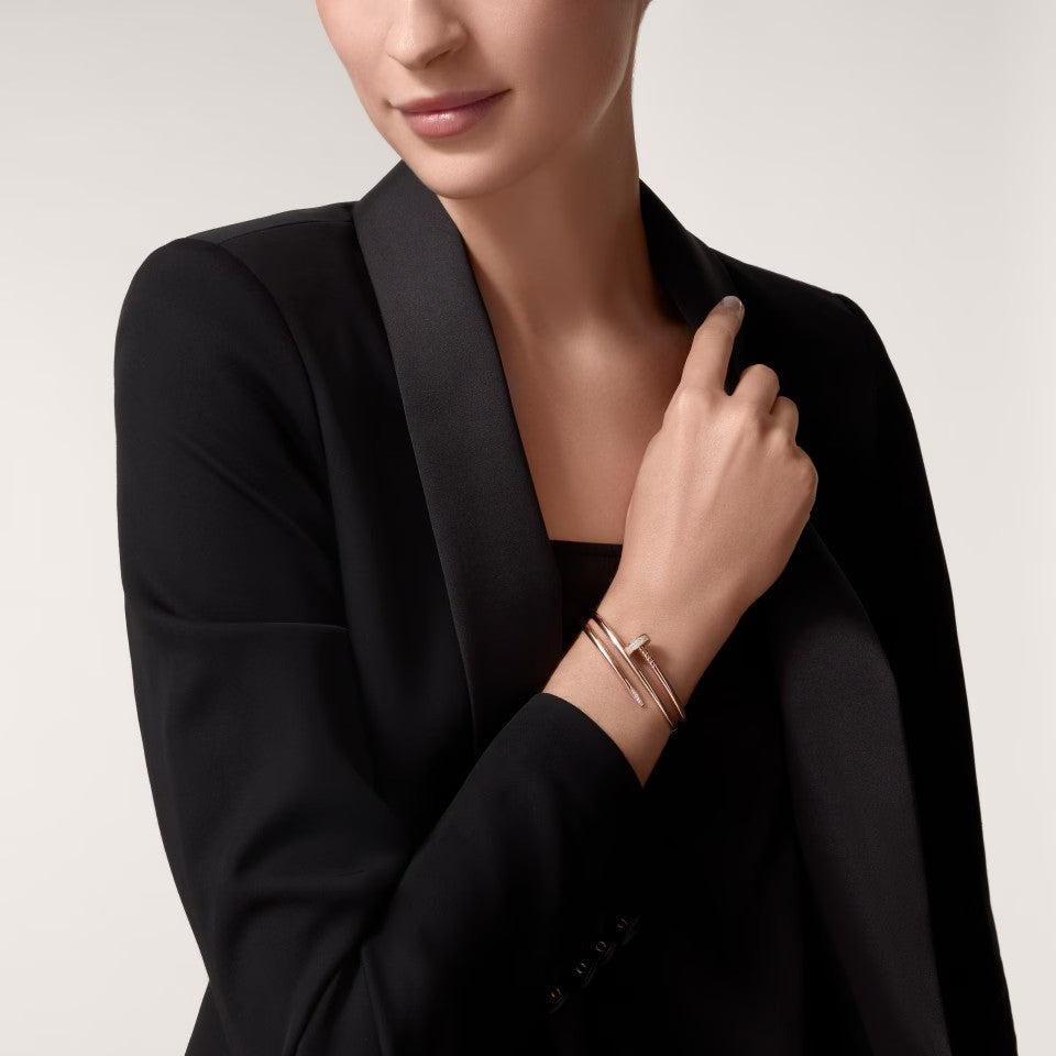 [AURORA]JUSTE BRACELET 3.5MM DOUBLE ROW DIAMOND