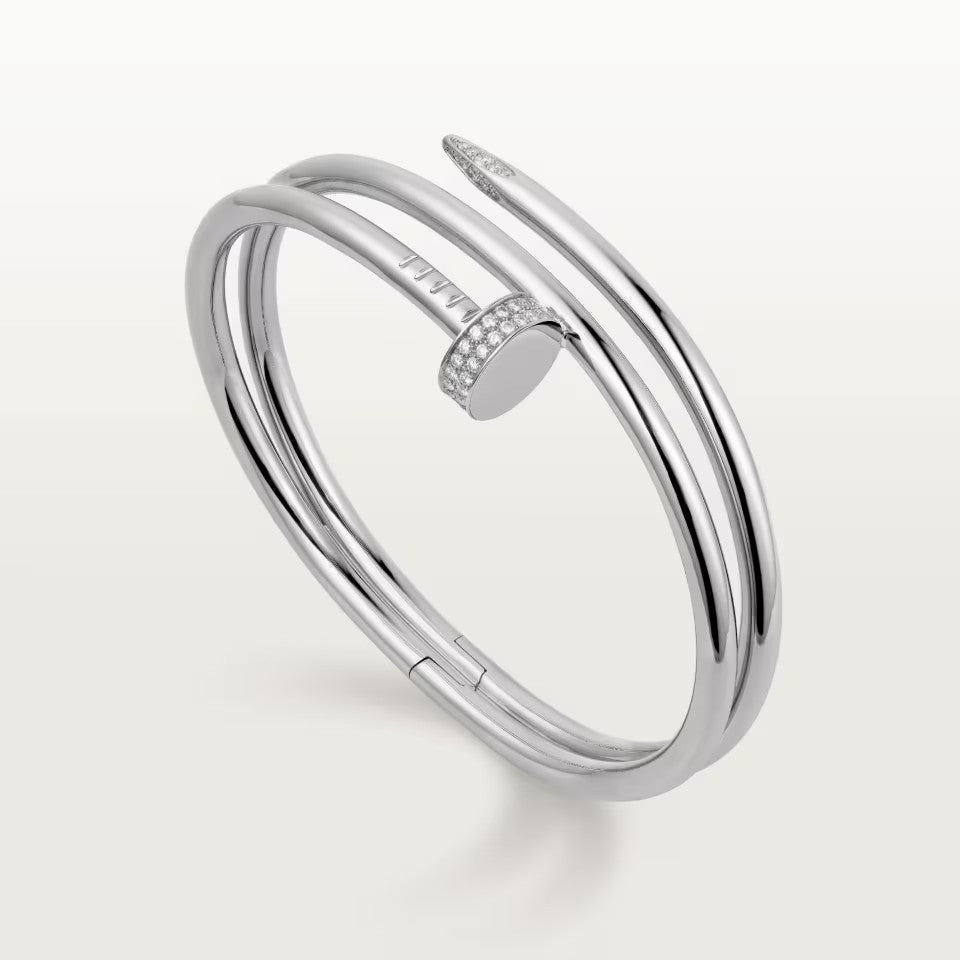 [AURORA]JUSTE BRACELET 3.5MM DOUBLE ROW DIAMOND