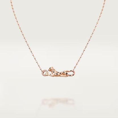 [AURORA]PANTHERE FULL DIAMOND NECKLACE