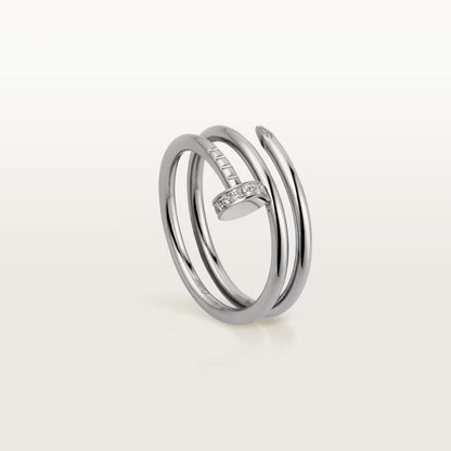 [AURORA]JUSTE RING 4.8MM HALF DIAMOND