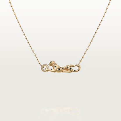 [AURORA]PANTHERE FULL DIAMOND NECKLACE