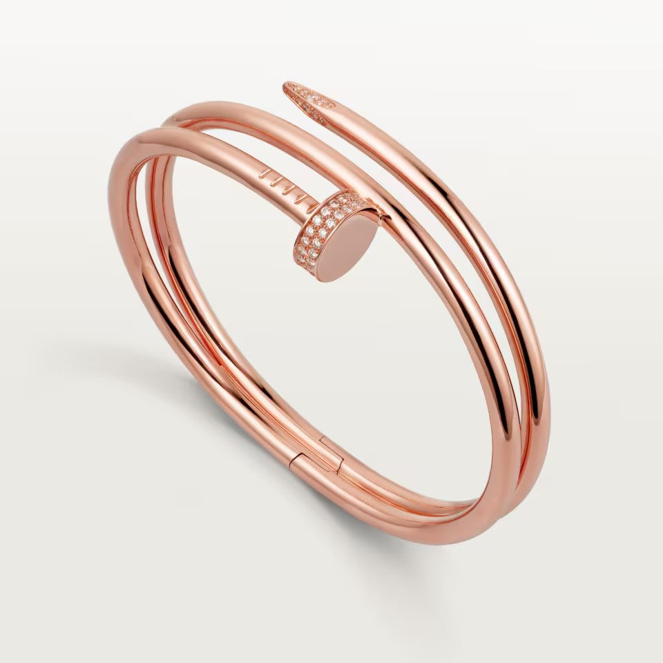 [AURORA]JUSTE BRACELET 3.5MM DOUBLE ROW DIAMOND