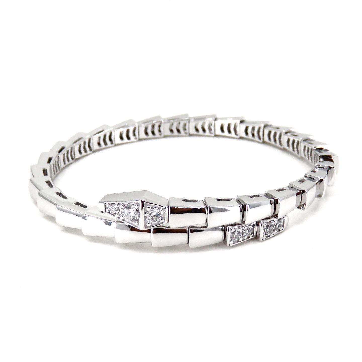 [Baslove]SERPENTI BRACELET DIAMONDS SILVER