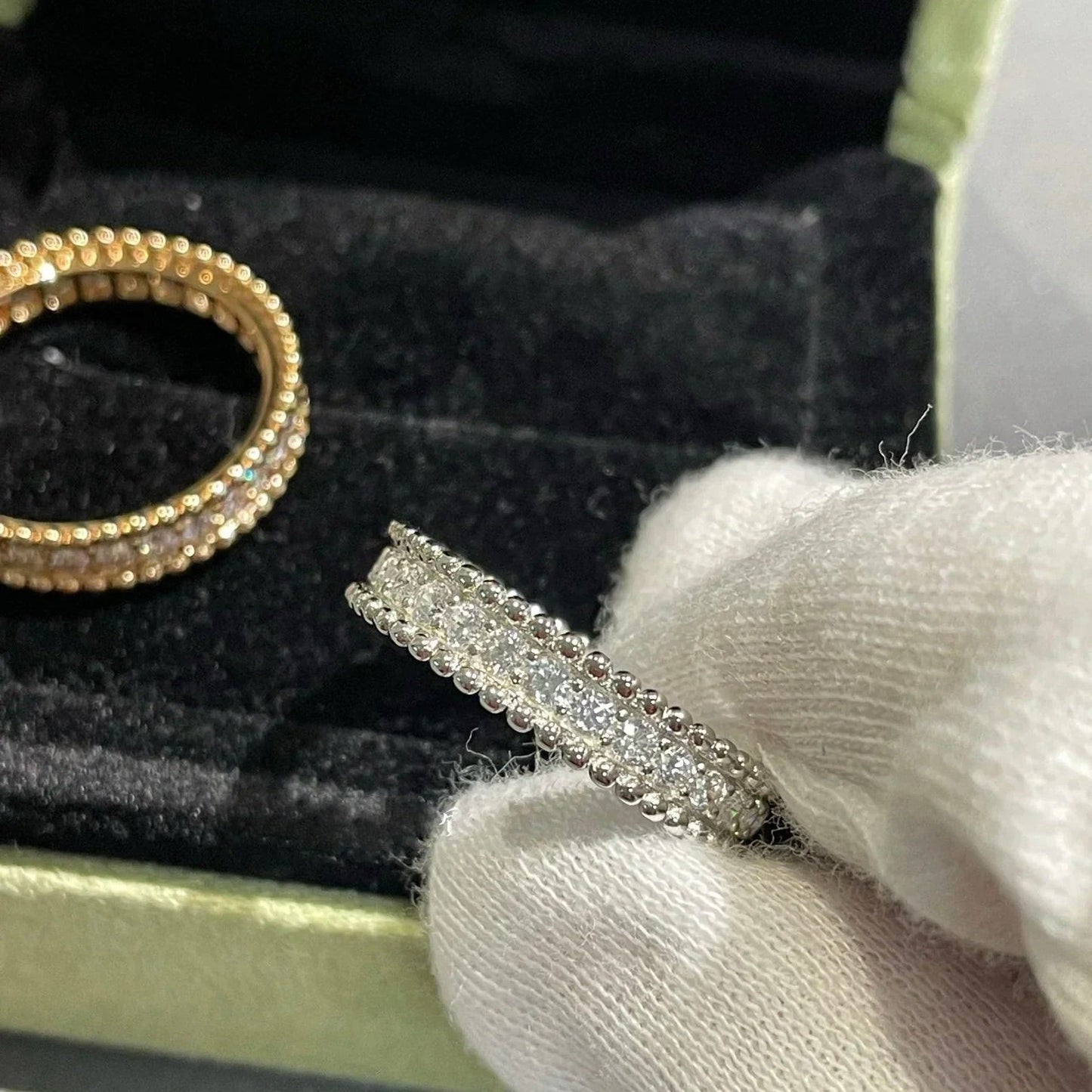 [Baslove]PERLEE DIAMOND ROSE GOLD RING