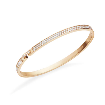 [Baslove]LIENS VIDENCE DIAMOND PAVED BRACELET