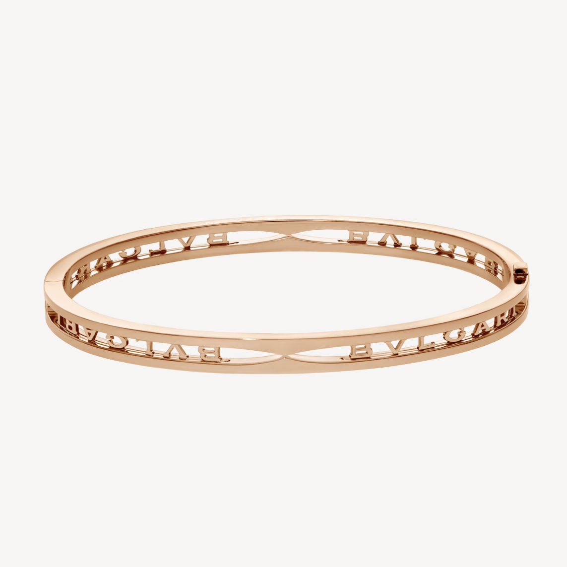 [Baslove]ZERO 1 SPIRAL LOGO PINK GOLD BRACELET