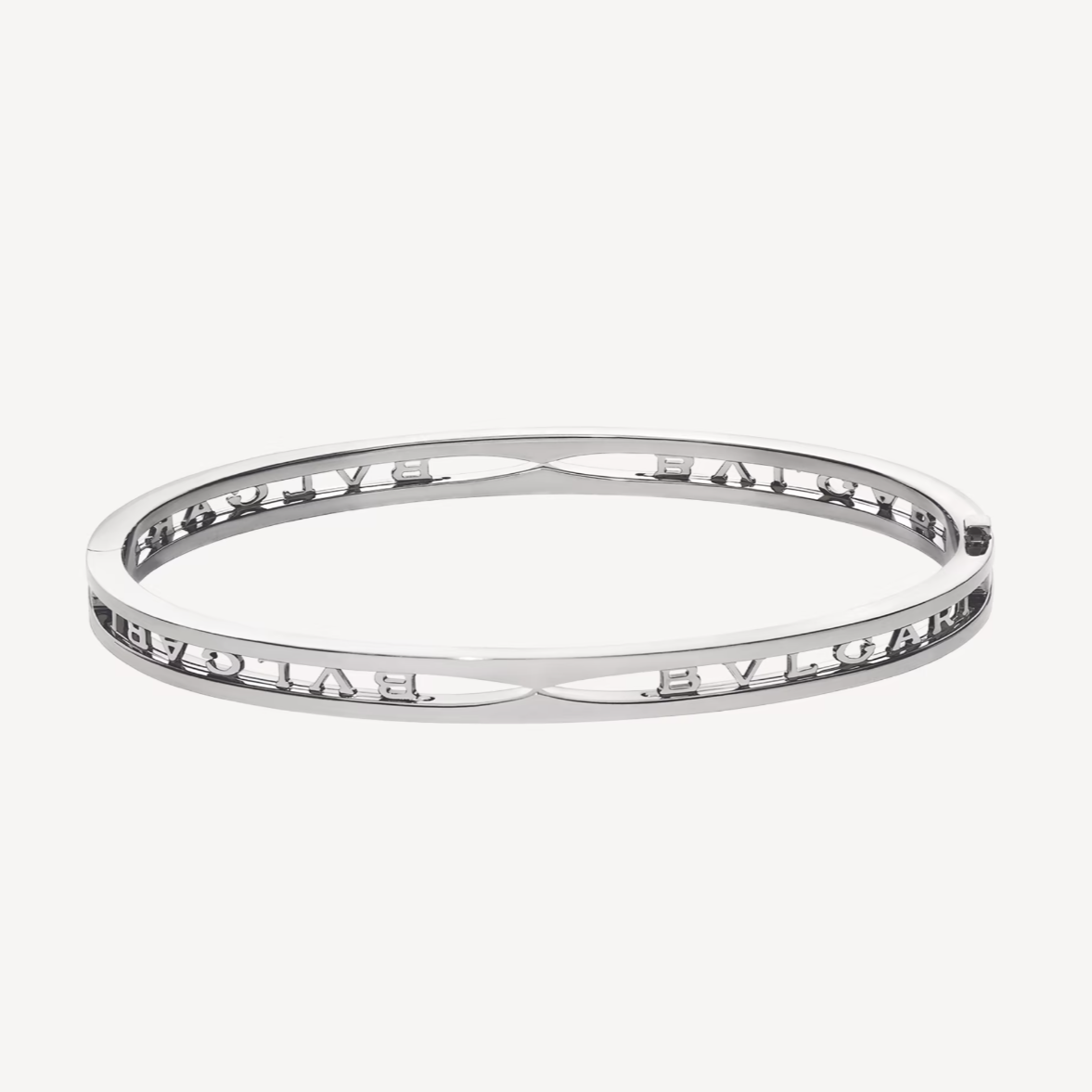 [Baslove]ZERO 1 SPIRAL LOGO SILVER BRACELET