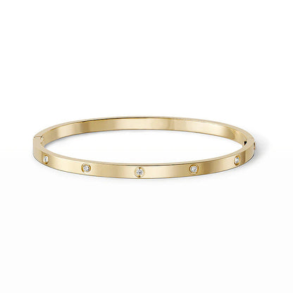 [AURORA]LOVE BRACELET 3.65MM 10 DIAMONDS