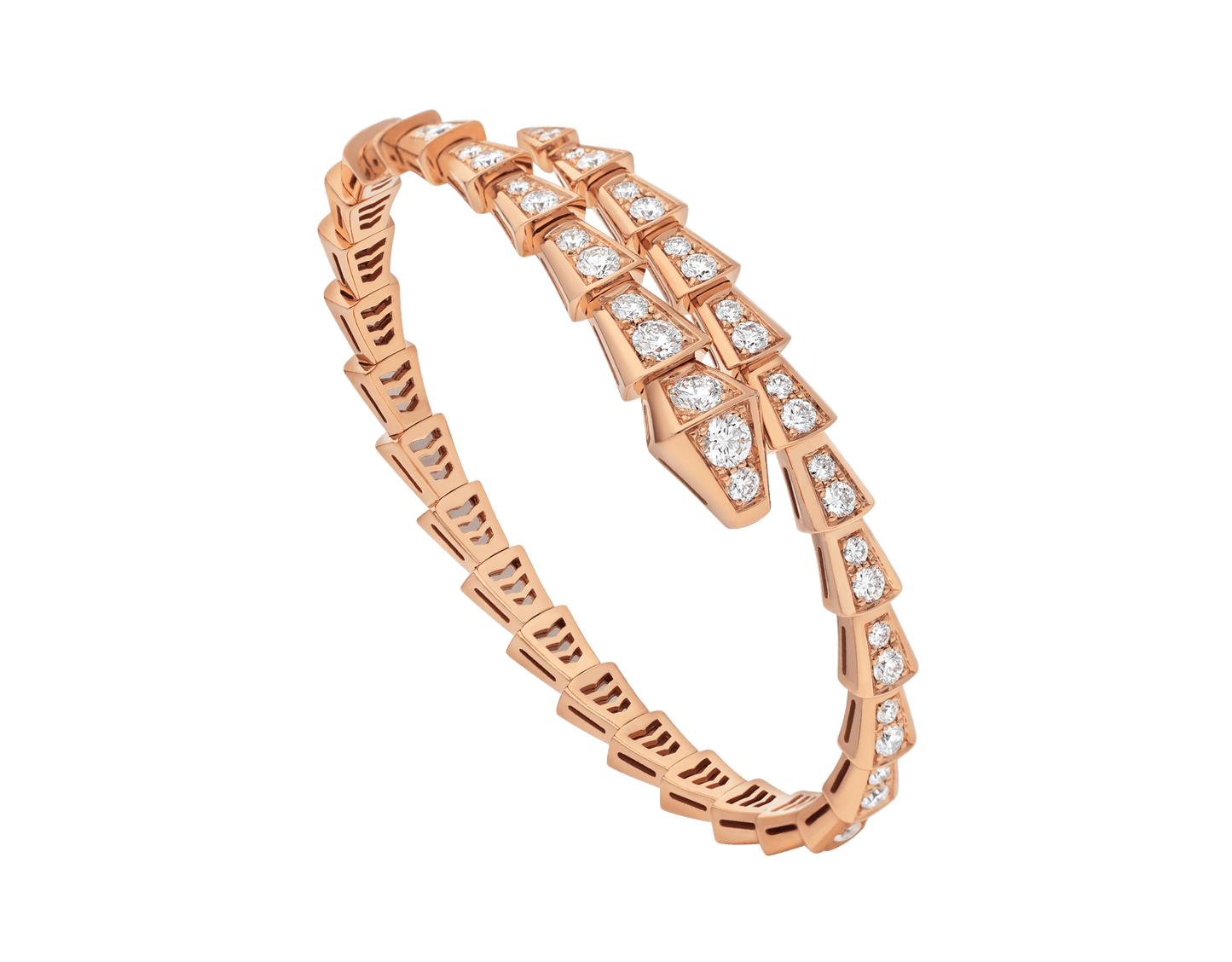 [Baslove]SERPENTI BRACELET 6.8MM PINK GOLD DIAMOND