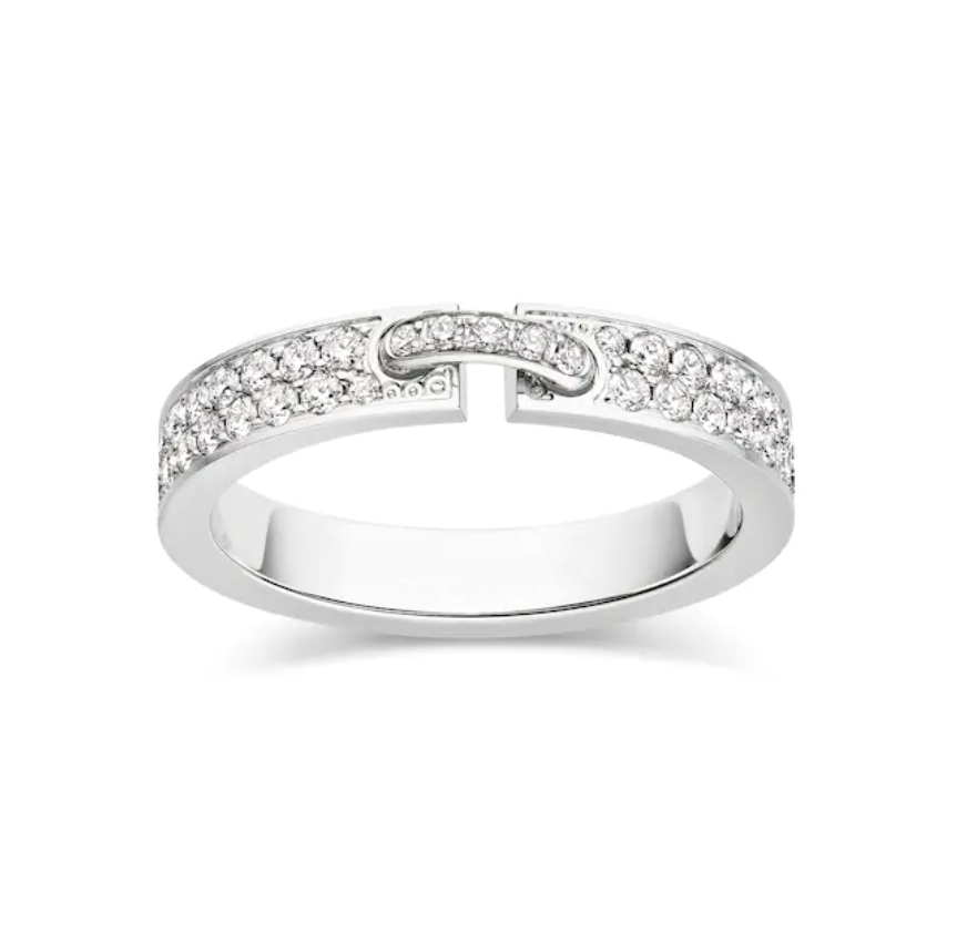 [Baslove]ALLIANCE LIENS VIDENCE PAVED DIAMOND 4MM RING