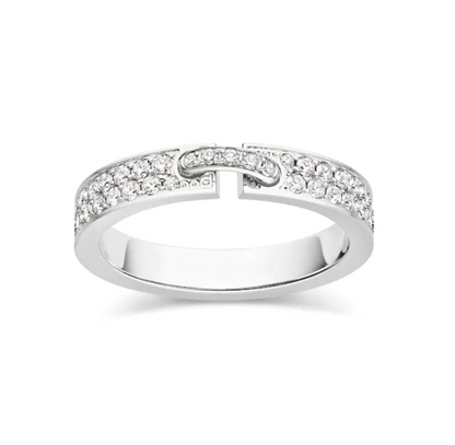 [Baslove]ALLIANCE LIENS VIDENCE PAVED DIAMOND 4MM RING