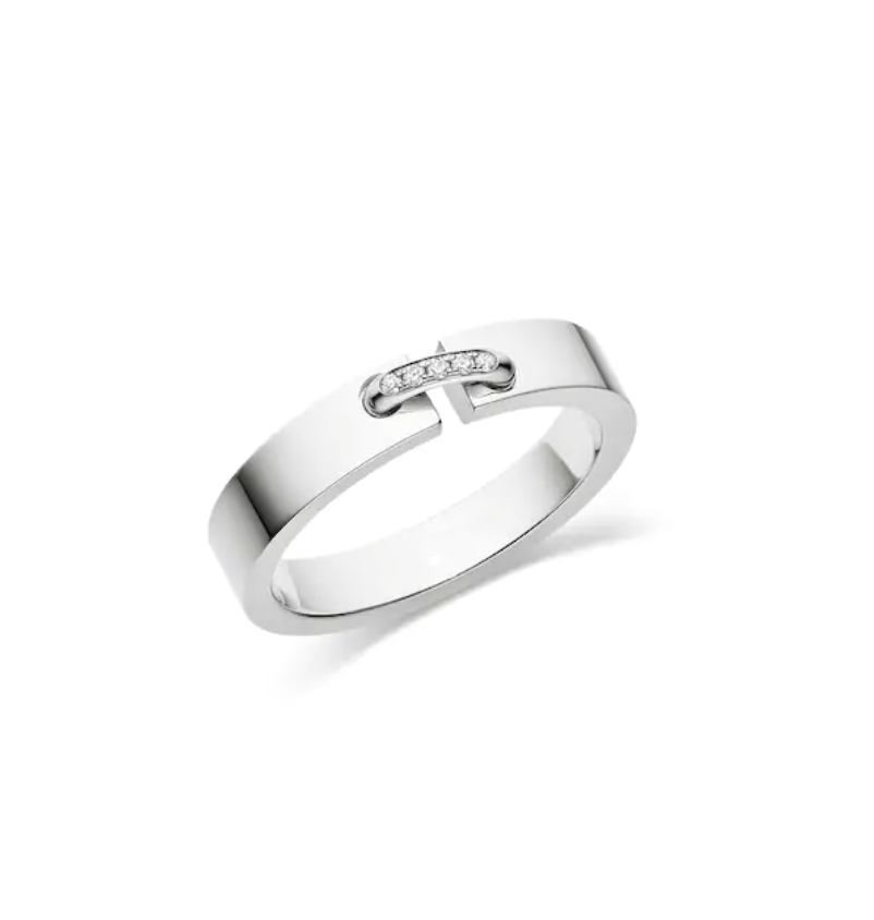 [Baslove]ALLIANCE LIENS VIDENCE DIAMOND 4MM RING