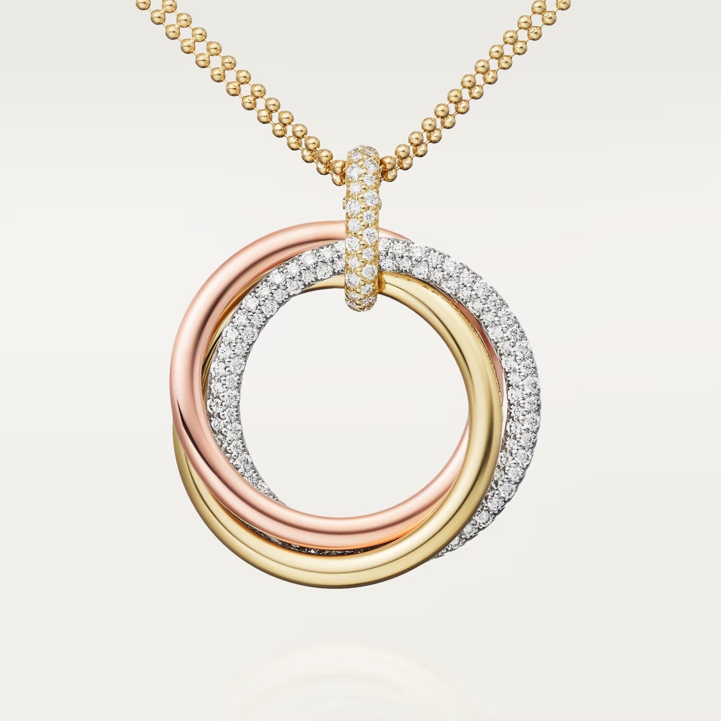 [AURORA]TRINITY LARGE NECKLACE