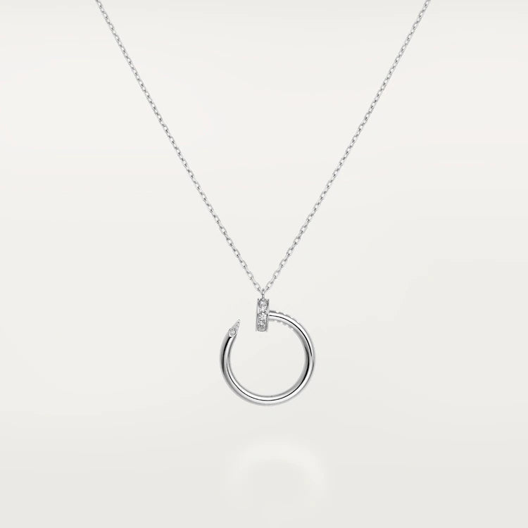 [Baslove]JUSTE NECKLACE SILVER