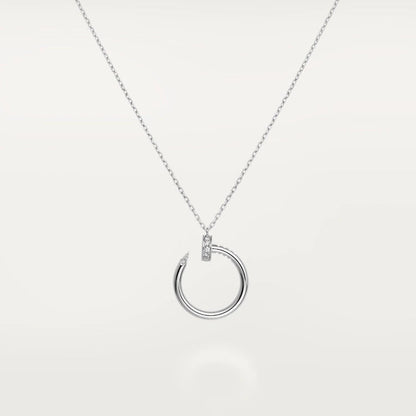 [Baslove]JUSTE NECKLACE SILVER