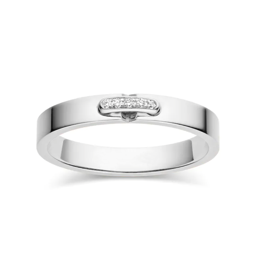 [Baslove]ALLIANCE LIENS VIDENCE DIAMOND 3MM RING