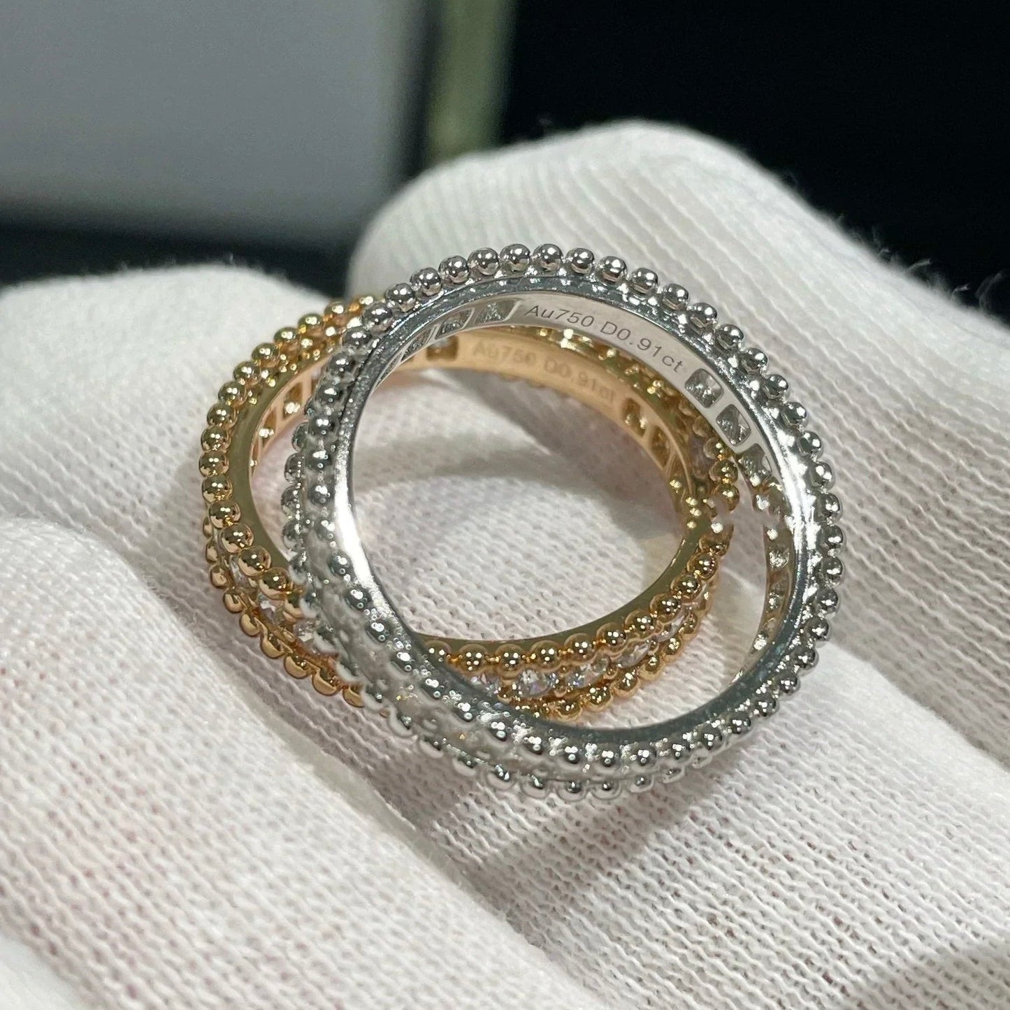 [Baslove]PERLEE DIAMOND ROSE GOLD RING