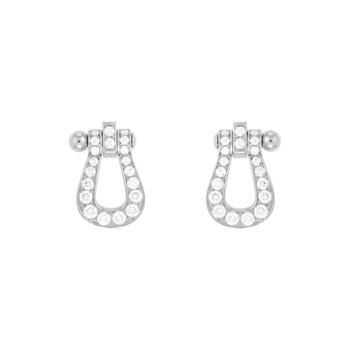 [Baslove]FORCE 10 FULL DIAMOND STUD EARRINGS MINI MODEL