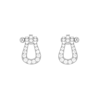 [Baslove]FORCE 10 FULL DIAMOND STUD EARRINGS MINI MODEL