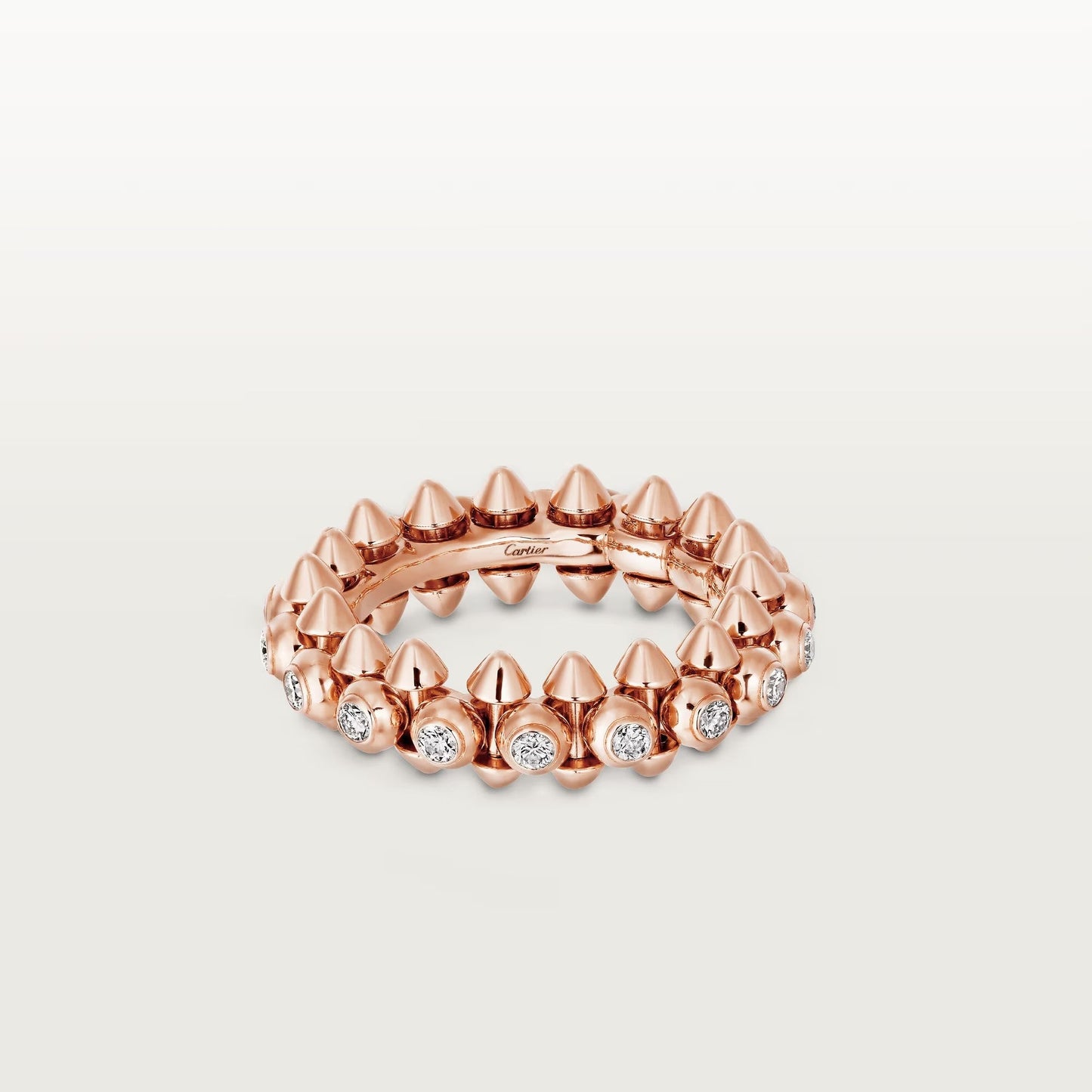 [AURORA]CLASH 6.8MM DIAMOND MEDIUM RING