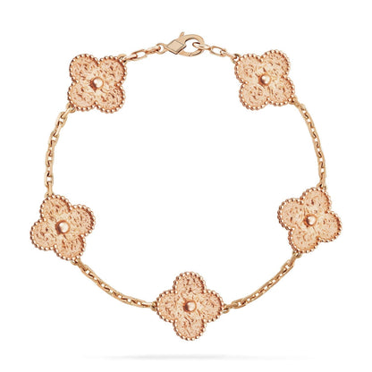 [Baslove]CLOVER 5 MOTIFS BRONZING BRACELET