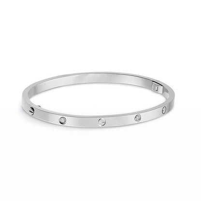 [Baslove]LOVE BRACELET 3.65MM 6 DIAMONDS