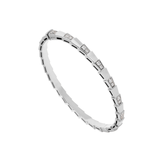 [Baslove]SERPENTI BRACELET SILVER DIAMOND