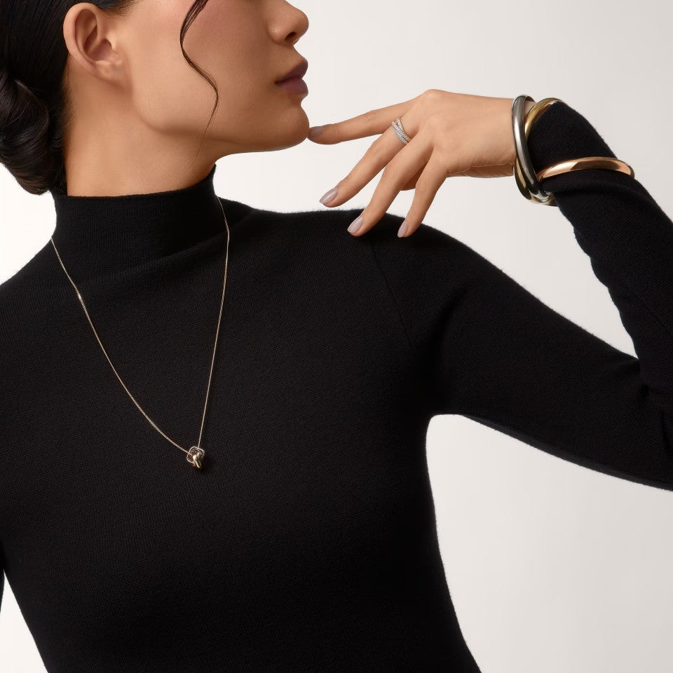 [AURORA]TRINITY CUSHION NECKLACE COLLECTION