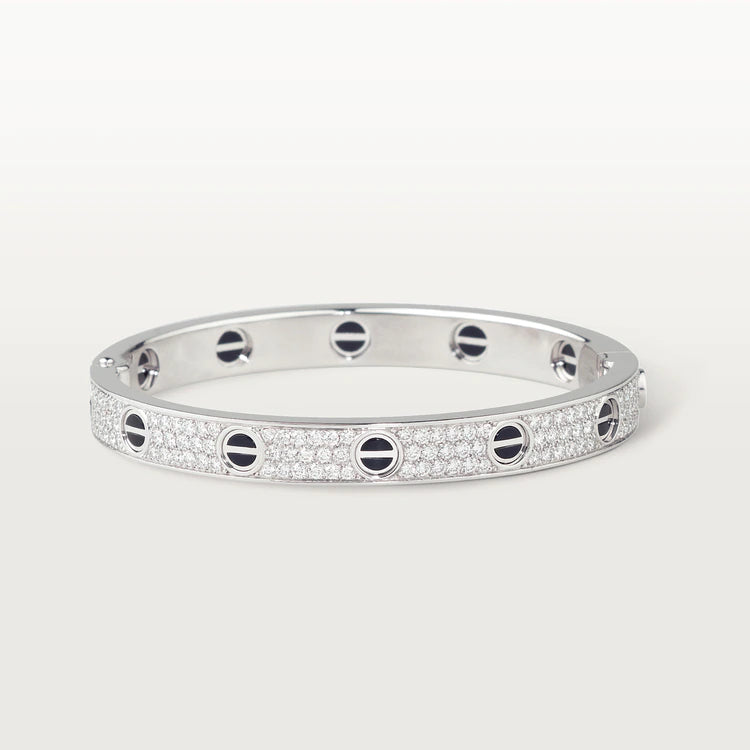 [Baslove]LOVE BRACELET 6.1MM DIAMOND-PAVED CERAMIC