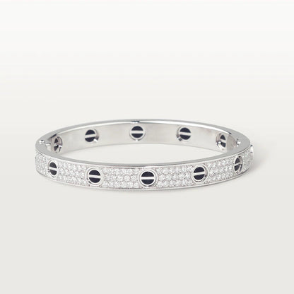 [Baslove]LOVE BRACELET 6.1MM DIAMOND-PAVED CERAMIC