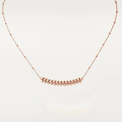 [Baslove]CLASH PINK GOLD NECKLACE