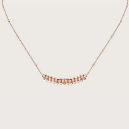 [AURORA]CLASH  SMALL FULL DIAMOND NECKLACE