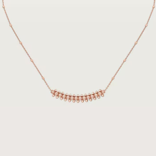 [AURORA]CLASH  SMALL FULL DIAMOND NECKLACE