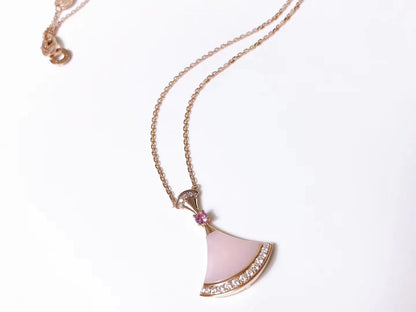 [Baslove]DREAM NECKLACE PINK MOP DIAMOND