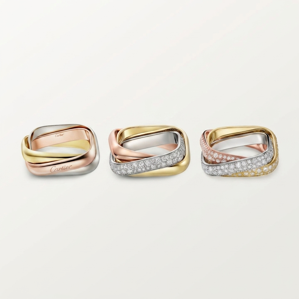 [AURORA] TRINITY 3.5MM CUSHION RING COLLECTION