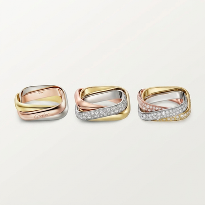 [AURORA] TRINITY 3.5MM CUSHION RING COLLECTION