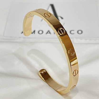 [AURORA]LOVE BRACELET 6.1MM OPEN CUFF