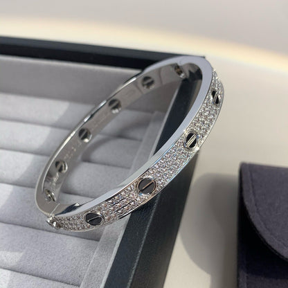 [Baslove]LOVE BRACELET 6.1MM DIAMOND-PAVED CERAMIC