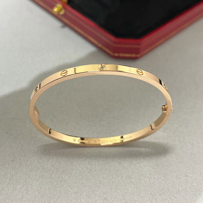 [AURORA]LOVE BRACELET 3.65MM 6 DIAMONDS