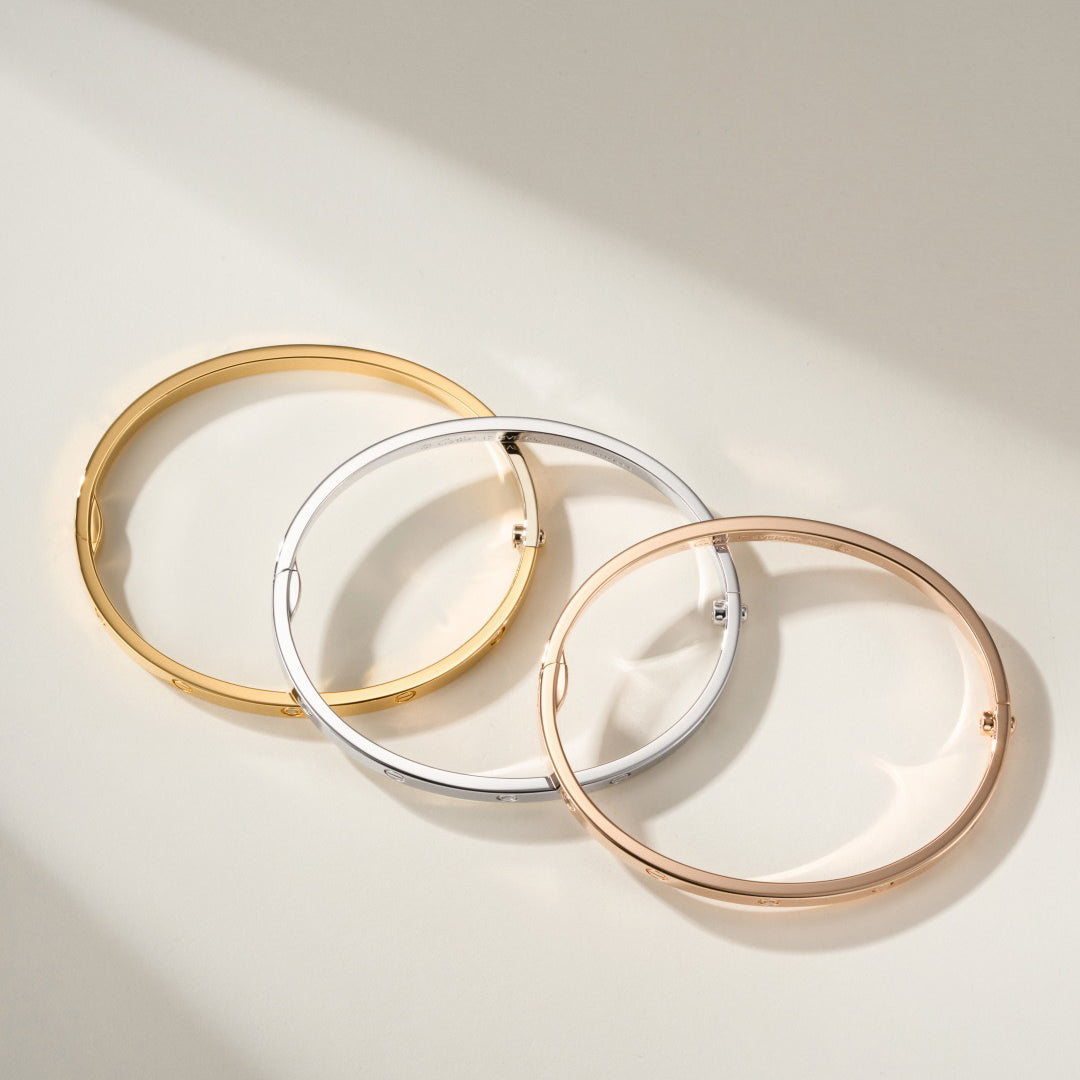 [AURORA]LOVE BRACELET 3.65MM 6 DIAMONDS