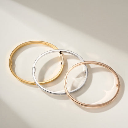 [AURORA]LOVE BRACELET 3.65MM 6 DIAMONDS