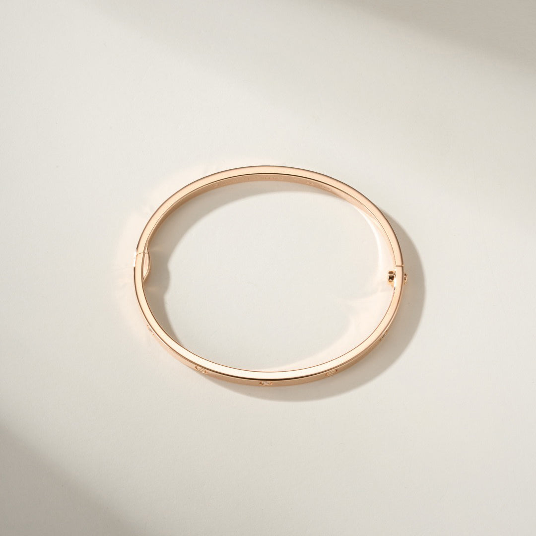 [AURORA]LOVE BRACELET 3.65MM 6 DIAMONDS